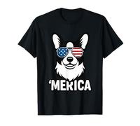 Merica Welsh Corgi 4 luglio - Simpatico cane patriottico Maglietta