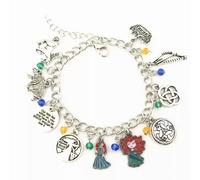 Merida Bracciale Ribelle The Brave Principessa Disney Regolabile Nichel Free