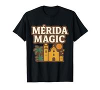 Mérida Magic Vintage Travel Vibe Città del Messico Charm Maglietta