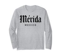 Merida Mexico Retro Yucatan Travel Art Cattedrale Messicana Maglia a Manica