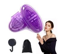 Meridian Brush Massage Brush, Full Body Relaxation Meridian Massage Brush, Multi-Functional Handheld Massage Comb, Comfortable and Skin-Friendly Bending not Deform, Full Body (Purple)