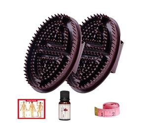 Meridian Brush - Spazzola professionale per meridiano, comoda spazzola per meridiano, per salone di bellezza, pettine per massaggi sicuri a lunga durata, per rilassamento e migliore circolazione