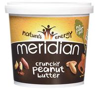 Meridian Burro di arachidi croccante biologico - sale senza aggiunta 1 kg (confezione da 4)