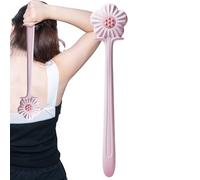 Meridian Hammer - Strumento di massaggio manuale, doppia testa per | stimolazione energetica | per massaggio alla schiena, colpo terapeutico con foglie in silicone, tradizional