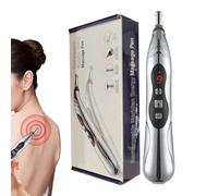 Meridian Pen | Massaggio Corpo Tessuto Profondo Meridiani Benessere e Viso,Dispositivo Elettrico Ricaricabile Portatile Intensità Regolabile Per Relax Muscolare Collo Schiena Piedi Casa Viaggio