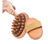 Meridian Pressure Brush, Wood Therapy Massage Tools for Belly Fat, Masajeador Para Celulitis Y Grasa Abdominal De Madera Meridian Dial Bar Tool (2 PCS)