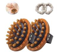 Meridian Pressure Brush, Wood Therapy Massage Tools for Belly Fat, Wooden Massage Body Brush, Handheld Massager Body Brushs for Bodys Shaping, Muscle Pain Relief (Wood A)