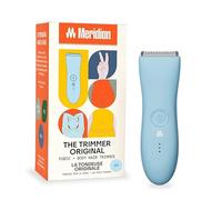 Meridian The Trimmer Original, rasoio elettrico da uomo, per peli pubici, petto, gambe e bikini, impermeabile e ricaricabile, cielo
