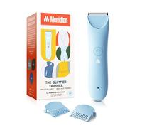 MERIDIAN Trimmer più sottile, Regolatore pubico e corpo, Depilazione bikini, Nessun graffio, Bruciatura da rasoio, Nessun incarnito, Design Ergonimico, Tecnologia bagnata/asciutta, Faretto LED, Cielo