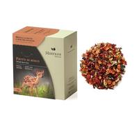 Meridiani® | Frutti di Bosco Miscela Frutta e Fiori per Infusione | Dolce Mix Mela, Mirtillo, Sambuco, Mora e Ribes Senza Caffeina - (80 Gr)