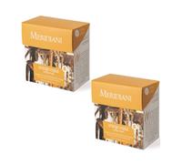 Meridiani® | Infuso Rooibos & Arancia | Miscela di Erbe per Infusione | Rooibos The Rosso Senza Caffeina - 2 x 15 Bustine di Tè (60 Gr)