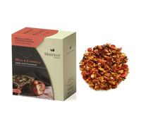 Meridiani® | Mela e Cannella Miscela per Infuso | Tisana Mela Cannella e Vaniglia Senza Caffeina - (80 Gr) | Miscela Fruttata Sapore Dolce Speziato