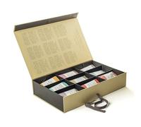 Meridiani® | Set Regalo Tè e Tisane Assortite Rotta delle Americhe | Cofanetto 45 Filtri in 9 Sapori | Scatola Regalo Infusi