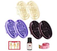 Meridiano Ergonomico Meridiano - Strumento Di Cura Personale Durevole, Pettine Di Massaggio Per Rilassamento Per Tutto Il Corpo | Compa Portatile Comoda Con Denti Arrotondati Lisci Per Risveglio Della