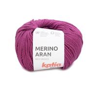 Merino Aran lana Katia gomitoli da 100 grammi e 155 metri. (105 - Magenta)