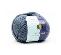 Merino Mercerizzato - filato di 100% pura lana gomitolo morbidissimo Ideale per capi di abbigliamento per Ferri/uncinetto: 3.00/4.00 50 gr - 13 Aviatore