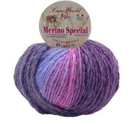 Merino Special Fantasia - Gomitolo di Lana Misto 100 g l'uno, Multicolore, 2-4-6 pezzi (2, 7f)