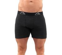 Merino.tech Boxer Uomo in Lana Merinos - 100% Intimo Termico Uomo Lana Merinos (1 Pack - 190 Charcoal Grey, S)