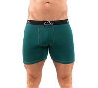 Merino.tech Boxer Uomo in Lana Merinos - 100% Intimo Termico Uomo Lana Merinos (1 Pack - 190 Forest Green, L)