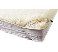 Merino Wool * DIAMOND * Coprimaterasso Coprimaterassi e protezioni lana merino naturale mattress topper pad underblanket (120_x_190_cm)