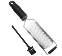 Meritaipolw Grattugia Formaggio Manuale, Grattugia Zester, Lemon Zester, Adatta per Formaggi A Pasta Dura, Agrumi, Aglio, Peperoncino, Cannella E Noce Moscata (Grande)
