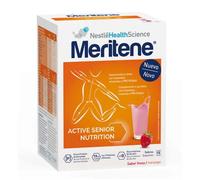 Meritene Strength And Vitality 15x30 Gr Dietary Supplement Strawberry Trasparente