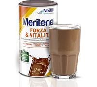 Meritene Forza & Vitalità gusto Cioccolato, bevanda alimentare in polvere |Arricchito di Vitamine, Minerali e Proteine|Rafforza il tuo Sistema Immunitario e la Salute delle Ossa|Barattolo da 2x270g