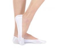 MERITEX 12 Paia Salvapiedi in cotone, modello Unisex.Bordino inteno in silicone.