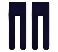 MERITEX 3 Paia Collant neonato 030 in caldo cotone BLU 0-3 Mesi