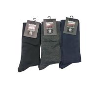 MERITEX Calze Lunghe da Uomo in Caldo Cotone Taglia Unica 39/46 Ottima Qualità Che Armonizzeranno Ogni Tuo Outfit Set grif Box da 3 Paia (1900)