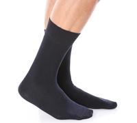 MERITEX Calze Sanitarie Uomo Corte in Caldo Cotone - 6 Paia, Senza Elastico nel Polsino, Non Stringono - 43/46