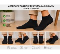 MERITEX Ciclista in Puro Cotone Mercerizzato, Filo scozia 95% Cotone 5% Elast