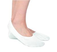 MERITEX CONFEZIONE DA 6 PAIA MINICALZA SALVAPIEDE CON SILICONE SCOLLATA INVISIBILE UOMO DONNA COTONE ELASTICIZZATO - PRODOTTO CERTIFICATO Oeko-Tex - Disponibile nei colori Bianco, Nero, Nudo e Blu