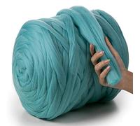 MeriWoolArt® 100% Merino Lana XXL Filato di Lana Grosso 4-5cm, Filato Spesso Soffice, Feltro di Lana ad Ago, Infeltrire la Lana, Bagnato, Fai Da Te Coperta Grossa di Lana