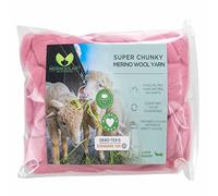 MeriWoolArt® 100% Merino Lana XXL Filato di Lana Grosso 4-5cm, Filato Spesso Soffice, Feltro di Lana ad Ago, Infeltrire la Lana, Bagnato, Fai Da Te Coperta Grossa di Lana