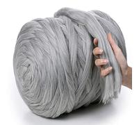 MeriWoolArt® 100% Merino Lana XXL Filato di Lana Grosso 4-5cm, Filato Spesso Soffice, Feltro di Lana ad Ago, Infeltrire la Lana, Bagnato, Fai Da Te Coperta Grossa di Lana