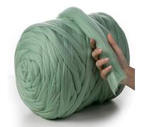MeriWoolArt® 100% Merino Lana XXL Filato di Lana Grosso 4-5cm, Filato Spesso Soffice, Feltro di Lana ad Ago, Infeltrire la Lana, Bagnato, Fai Da Te Coperta Grossa di Lana