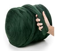 MeriWoolArt® 100% Merino Lana XXL Filato Grosso 4-5cm, Spesso Soffice, Feltro ad Ago, Infeltrire, Bagnato, Fai Da Te Coperta Grossa