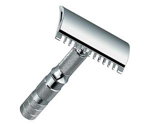 Merkur & Dovo - Set per rasoio compatto da viaggio, a pettine aperto