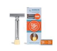 Merkur Razor, Straight Comb, Adjustable, articolo pensato per l’uso quotidiano, si integra senza difficoltà nelle abitudini quotidiane perfetto per chi desidera una routine di cura semplice e costante