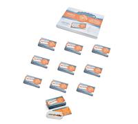 Merkur Super Platinum Razor Blades: confezione 10 pacchetti da 10 lamette barba