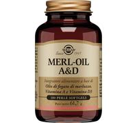 Solgar Merl-oil A&d 100 Perle di olio di fegato di merluzzo