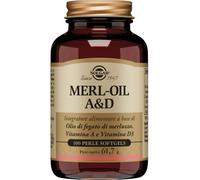 Merl Oil A & D Solgar 100 Perle Softgels