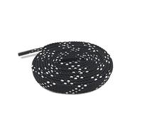 Merletto Double Layer 0,8 centimetri Classic Sport piatto Lacci per scarpe da tennis unisex bootlaces merletti di pattino, 105 nero, 150 centimetri