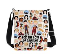 Merlin & Arthur Borsa a tracolla Merlin & Arthur Fan Regali per l'amore di Camelot Regali Arturian Romance Borsa a tracolla, Per l'amore Cb2, 111