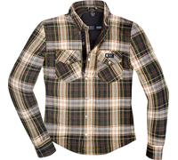 Merlin Axe Camicia da moto, marrone, taglia XL per maschi