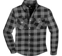 Merlin Axe Camicia da moto, nero/grigio, Taglia S