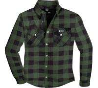 Merlin Axe Camicia da moto, verde, taglia M per maschi