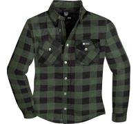 Merlin Axe Camicia da moto, Verde, Taglia S