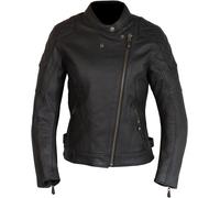 Merlin Bristol D3O Cafe Giacca di pelle moto da donna, nero, taglia XS per maschi